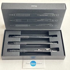 Pentel 60th Anniversary Limited Set of 3 Black Graph1000/GraphGear Exclusive