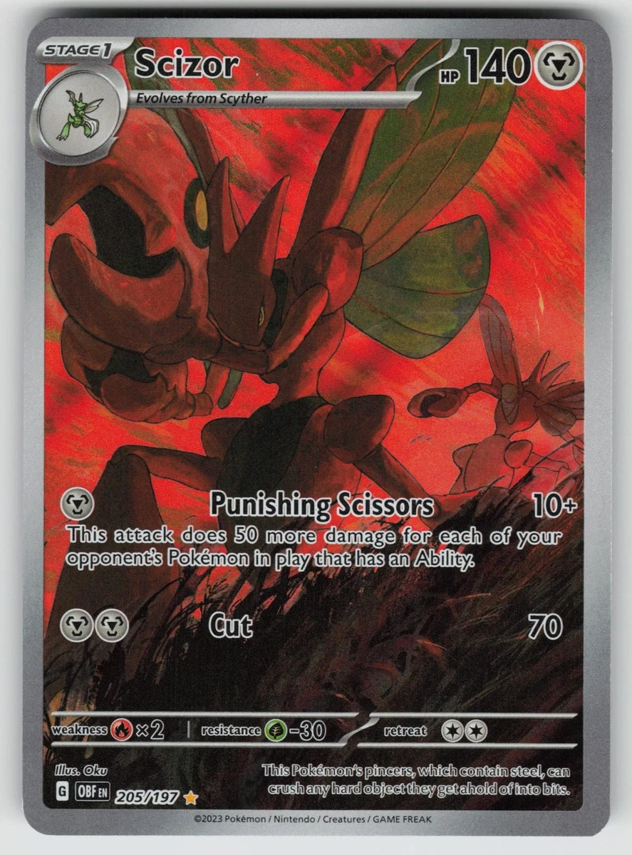 Scizor Pokémon TCG Cards for sale | eBay