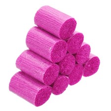 10 Rolls Latch Hook Yarn Precut Hook Rugs Yarn Hot Pink