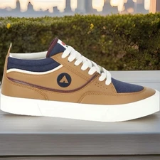 Airwalk Men's 10.5  Freestyle Mid Top Sneakers Skateboard Skate Shoes 🛹