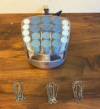 Electric  Hot Rollers Set w/ Clips 1 & 3/4 Ba...