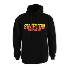 Simpson Racing 45019L Stripes Hoodie - Adult Large