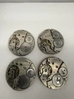 Antique Waltham 16s Pocket Watch Movements Grade 28(1) & Grade 620(3) Nice Dial