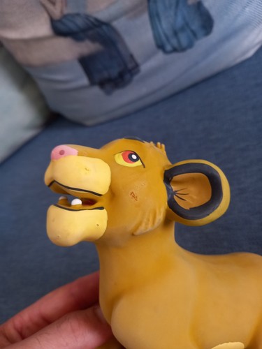 Raro Pupazzo Friskies Disney Vintage Gomma Lattice Simba Re Leone - Foto 10 di 15