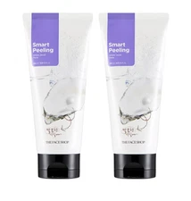 The Face Shop White Jewel Peeling Gel 120ml × 2pcs Gentle Exfoliator K-Beauty
