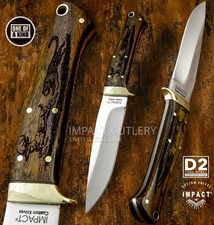 Model # 6590 Custom Full Tang EDC Bushcraft Skinning Knife By Impact Cutlery, D2