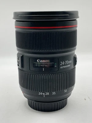 CANON EF 24-70mm 1:2.8L II USM LENS - EF 24-70 mm f/2.8 L MK II - BELOW-AVERAGE - Image 1 of 4