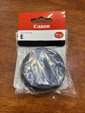 Genuine DSLR Canon Lens Dust Cap E Rear Lens Cap BRAND NEW IN PACKAGING  