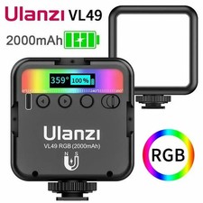 Ulanzi VL49 RGB Video Light Mini LED Camera Light 2000mAh Rechargable Fill Light