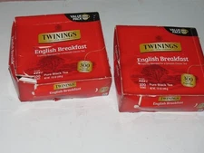 Lot of 2 Boxes Pure Black Tea, English Breakfast, 200 Tea Bags, 14.1 oz (400 g)