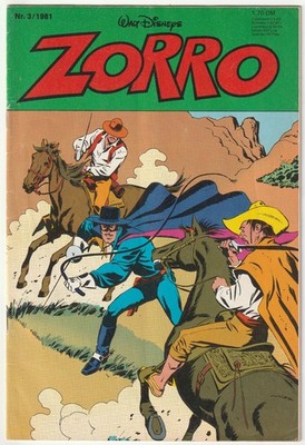   ZORRO #3/1981, Ehapa Verlag COMICHEFT Z2