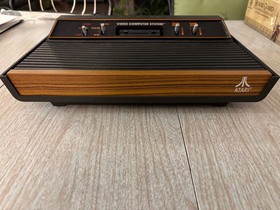 Atari 2600 Video Game Console W/ Modern TV Adapter! TESTED / WORKING!