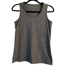 SOYBU razor back scoop neck gray tank top size approx. Large