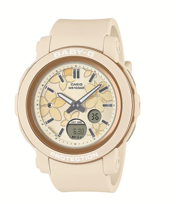 CASIO BABY-G  BGA-290FL-4AJF Beige Chronograph NEW Japan Watch
