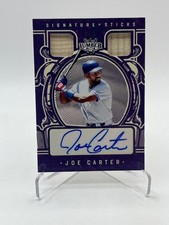 2025 LEAF LUMBER JOE CARTER SIGNATURE STICKS DUAL GU BAT AUTO #D 5/5 SSP