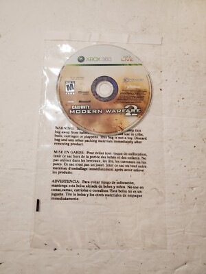 Call of Duty Modern Warfare 2 Loose Xbox 360 Disc Authentic, Tested!