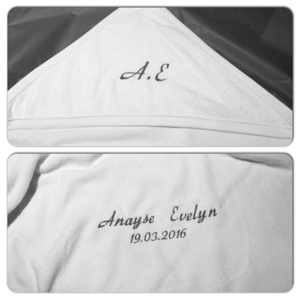 Personalised Embroidered Baby Towel, Robe Initials Name,Newborn,Christening Gift
Opens in a new wind