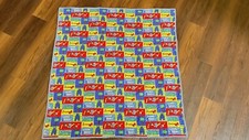 Vintage Handmade Baby Quilt Tools Decor