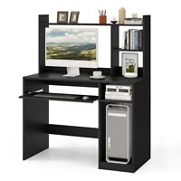 Costway Computer Desk Home Office Study Writing Desk with Charging Station