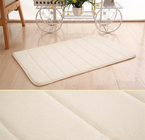 Memory Foam Soft Bath Mat Bathroom Floor Rug Anti-skid Carpet Hot Sale - Imagen 6 de 25