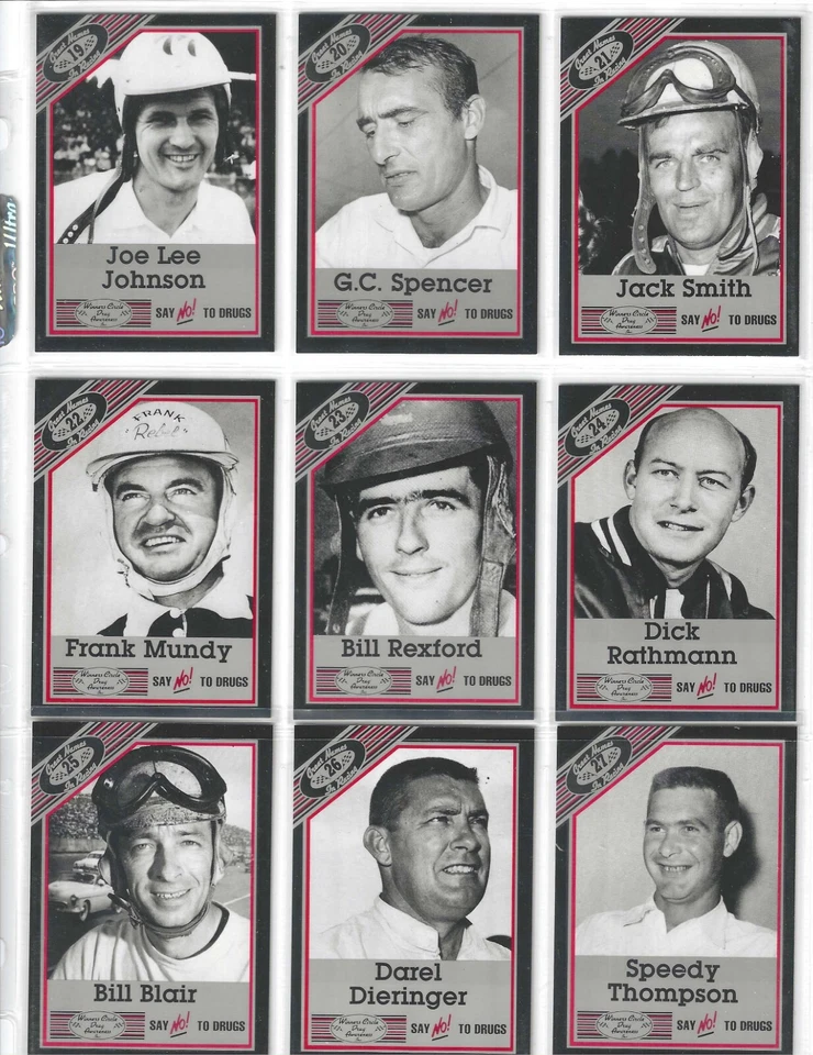 *1989 Winners Circle--Complete 45 card set--SWEET SET--all pictured-(no #1A)* - Image 4 of 4