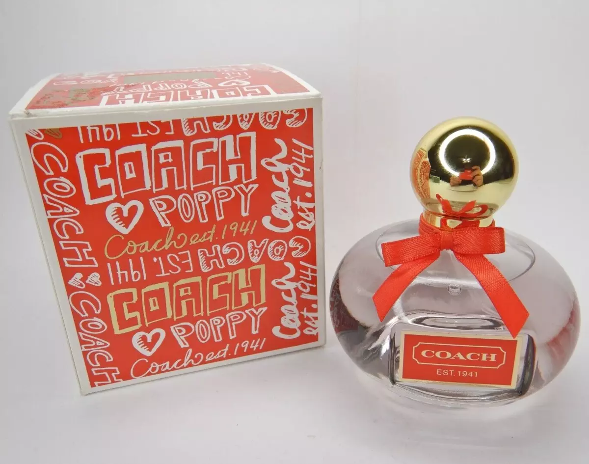 Coach Poppy Eau de Parfum 3.4oz 100ml EDP Vintage 2015 Formula