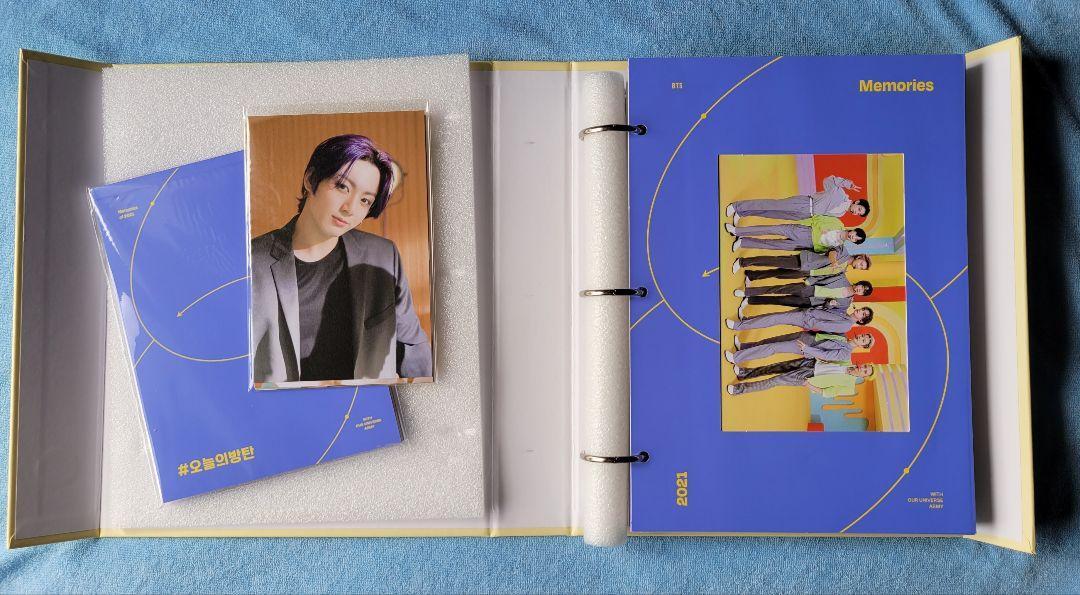 BTS Memories of 2021 Photo book without digital cord&random