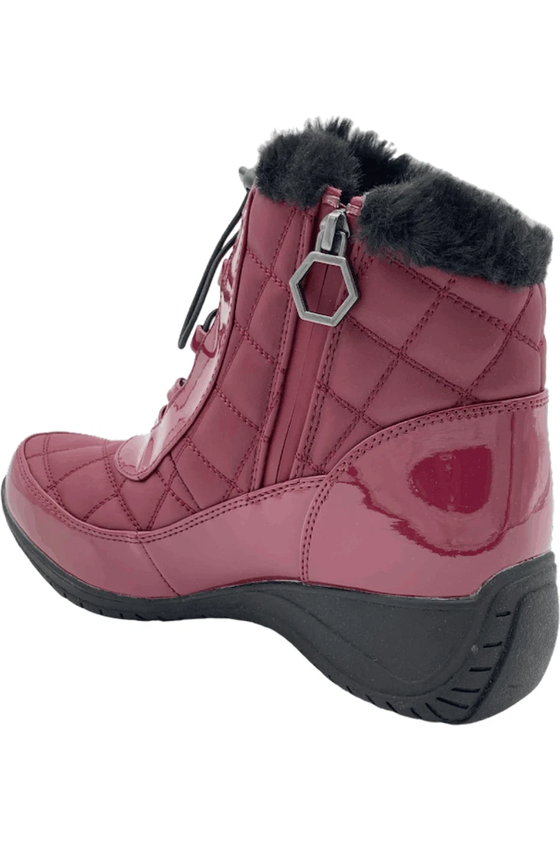 khombu waterproof winter lace up snow boot maggie