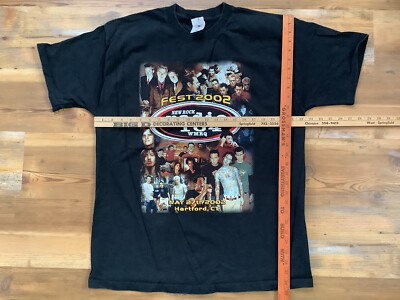 Radio 104 WMRQ fest 2002 concert tour shirt Green Day Blink