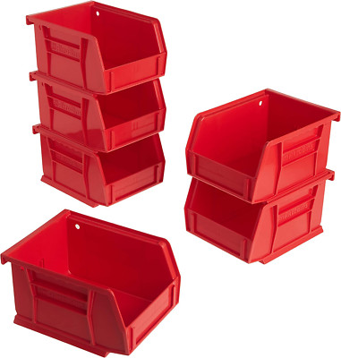 Akro-Mils 30210 Akrobins Plastic Storage Bins, Space-Saving Stackable Bins