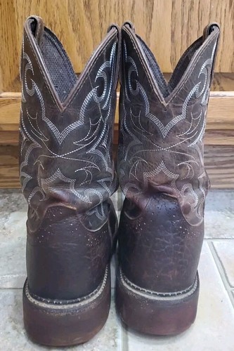 Justin Arbeitsstiefel Amarillo Sicherheit Zehen Arbeit Herren Größe 10D Arbeit - Bild 6 von 10