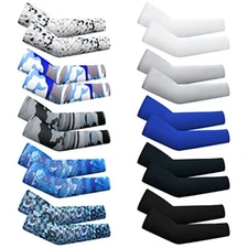 Xuhal Arm Sleeves Kids Baseball Compression Sleeve Sun 4-7 Years Stylish Style