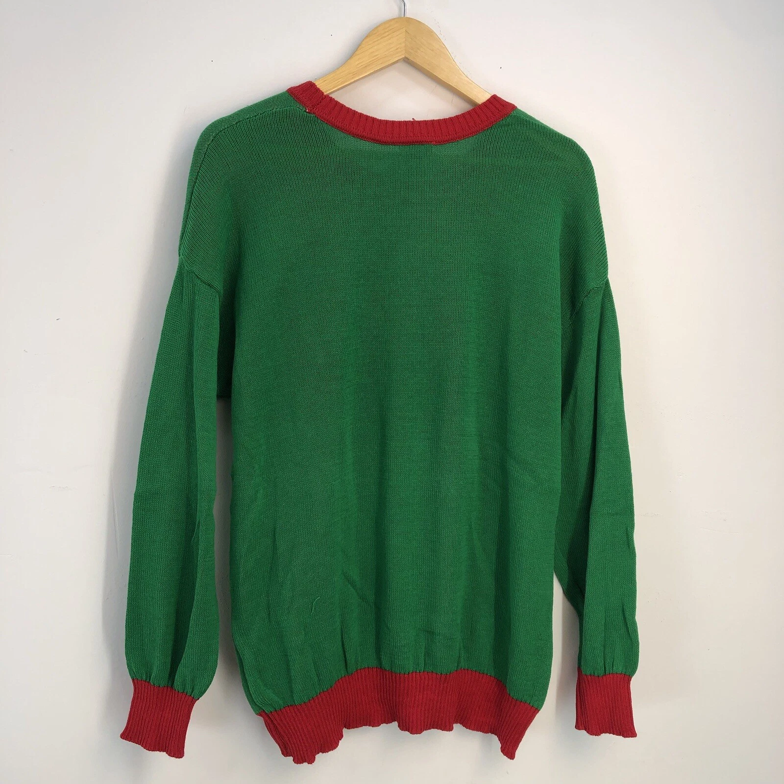 New Merry Christmas Womens M Sweater Ugly Christmas Pullover