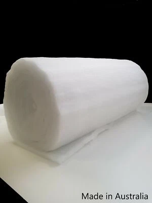Polyester Wadding Dacron 150cmW 100/150/200/250/300Gram Batting Options Ausmade - image 1 of 2