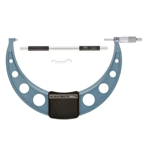 Mitutoyo 103-147-10 Outside Micrometer Caliper Economy Design 0.01, 250-275mm