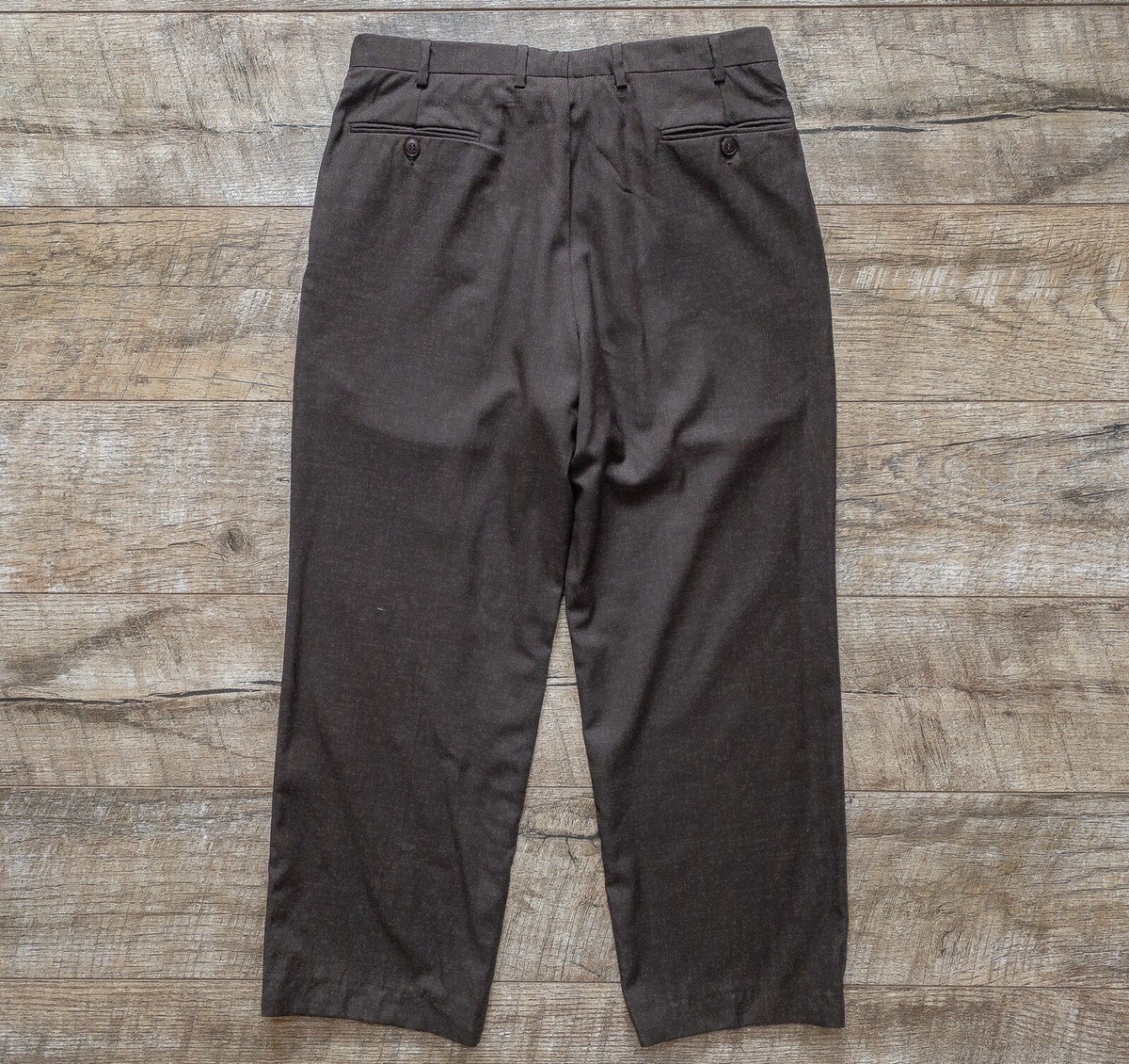 【極美品】Brioni コーデュロイ パンツ スラックス イタリア製 50R トリコットコーデュロイ千鳥格子プリントスラックスパンツ