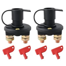 2X 12V Battery Isolator Disconnect Cut Off Power Kill Switch for Car Truck Boat