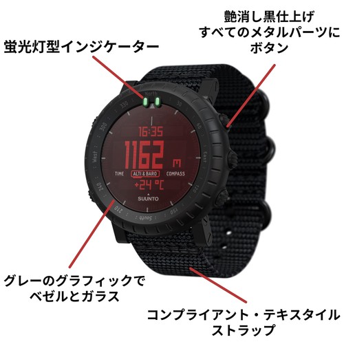 SUUNTO CORE ALPHA STEALTH MADE in Finland SS050504000 - Picture 4 of 8