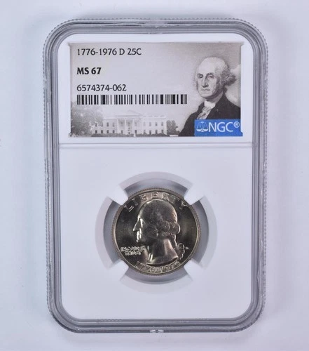 1976-D Washington Quarter MS67 NGC Special Label *2557