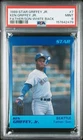 1989 STAR GRIFFEY JR. #7 KEN GRIFFEY JR. FATHER/SON-WHITE BACK  PSA 9