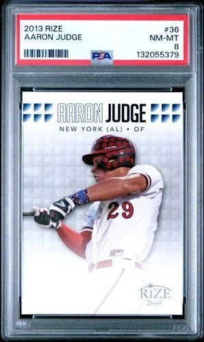 2013 Rize Draft - Aaron Judge #36 (RC) PSA 8