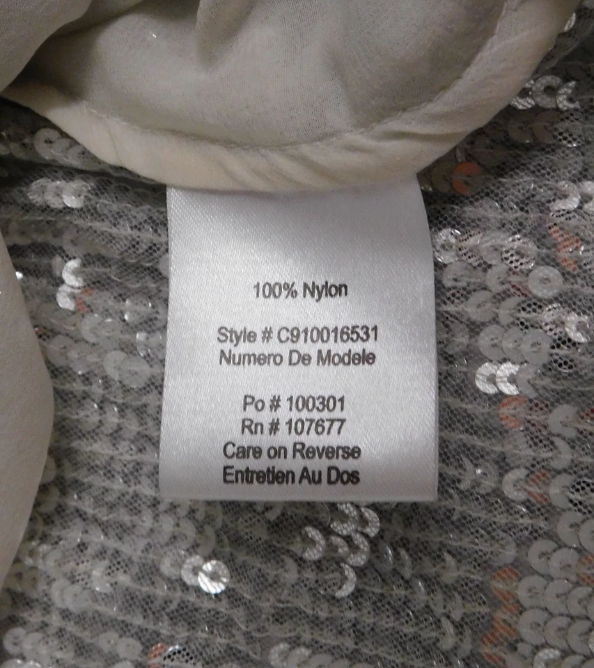 Camiseta sin mangas Alice + Olivia talla L lentejuelas plateada relajada brillante adornada forrada Foto 4 de 4