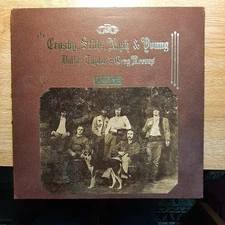 Crosby, Stills, Nash, & Young Deja Vu 1977 Repress Vinyl LP Record VG+/VG+