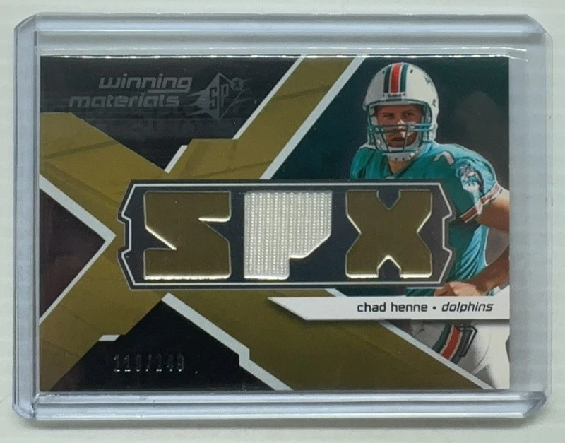 Chad Henne trading card