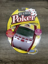Radica Games Big Screen Poker Electronic Handheld 3 Games in 1 -BRAND NEW SEALED