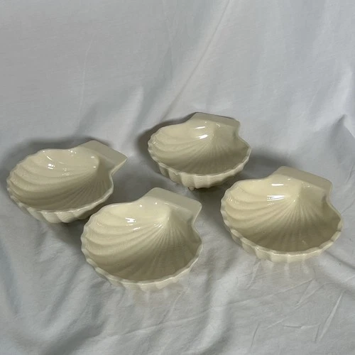 Vintage Nelson McCoy Islander Collection Shell Serving Dishes. Set of 4.