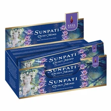 Soul Sticks Sunpati | 12 Boxes of Hand Rolled Natural Incense Sticks for Space C
