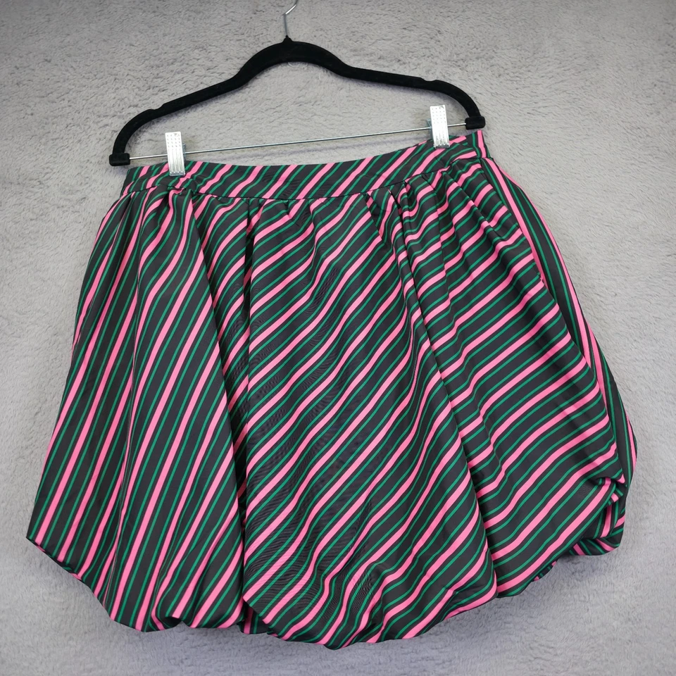 Wicked Paul Tazewell 裙子女式 XL 黑色条纹泡泡下摆音乐幻想 — 第 2/4 张图片