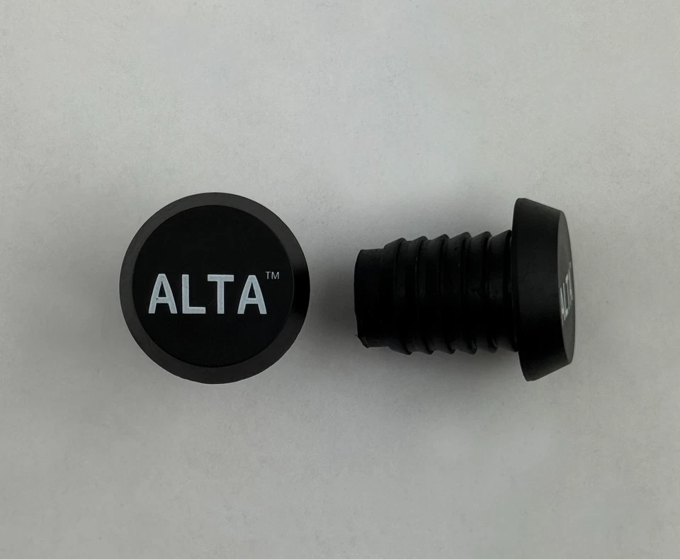 ALTA Soft Flangeless Bicycle Grips BMX MTB Hybrid Bike Scooter Softie No Flange. - Image 2 of 2