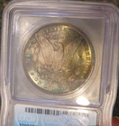 1885 Morgan Silver Dollar BU ICG MS 64, Fully tone rev, album tone obv, 5236